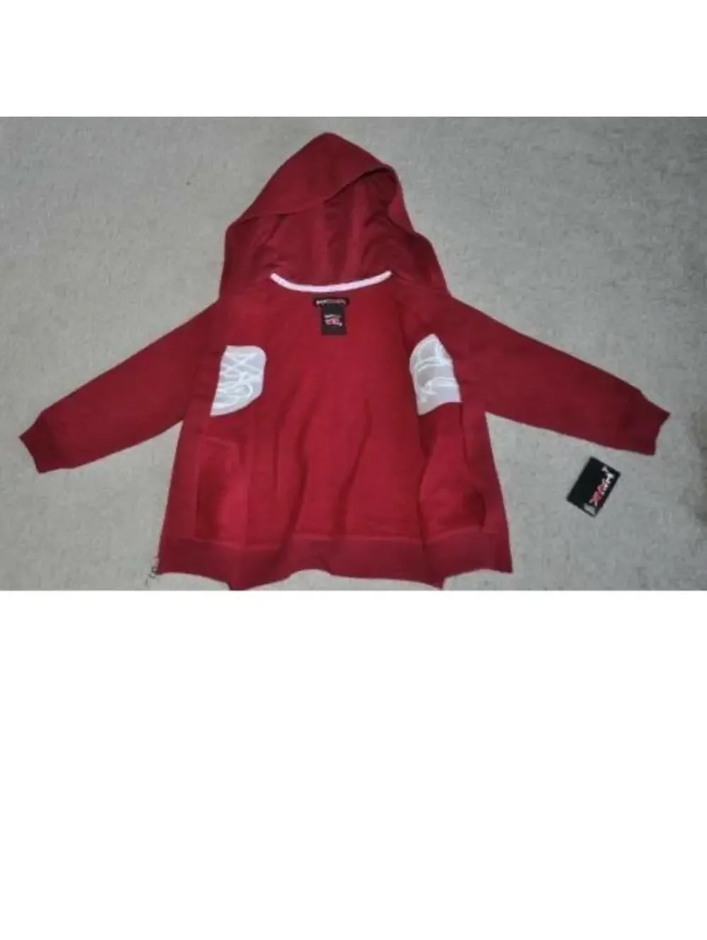 Tony Hawk Hoodie Jacket Boys 4 Red Logo Long Sleeve Zip Up 2 Pocket Hooded